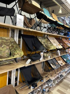 APORITO岡山】ヘリノックスチェア 展示中！！