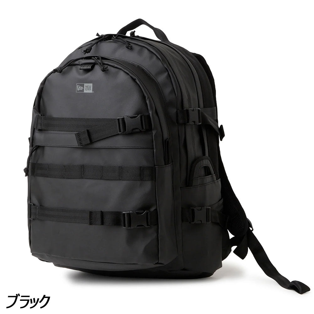 NEWERA シンセティックレザー リュック ユニセックスバックパック ニューエラ キャリアパック 35L シンセティックレザー | APORITO