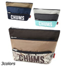 チャムス トリコロール3ポケットポーチスウェットナイロン CH60-3879 ポーチ 撥水 撥油 防汚