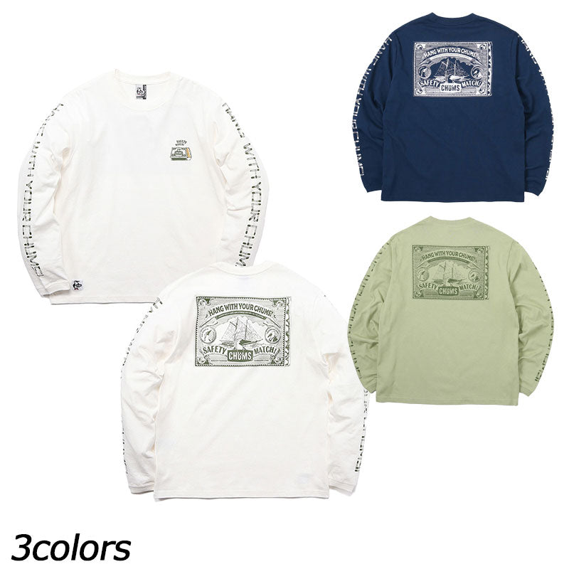 CHUMS アンチバグチャムスセーフティマッチロングスリーブT