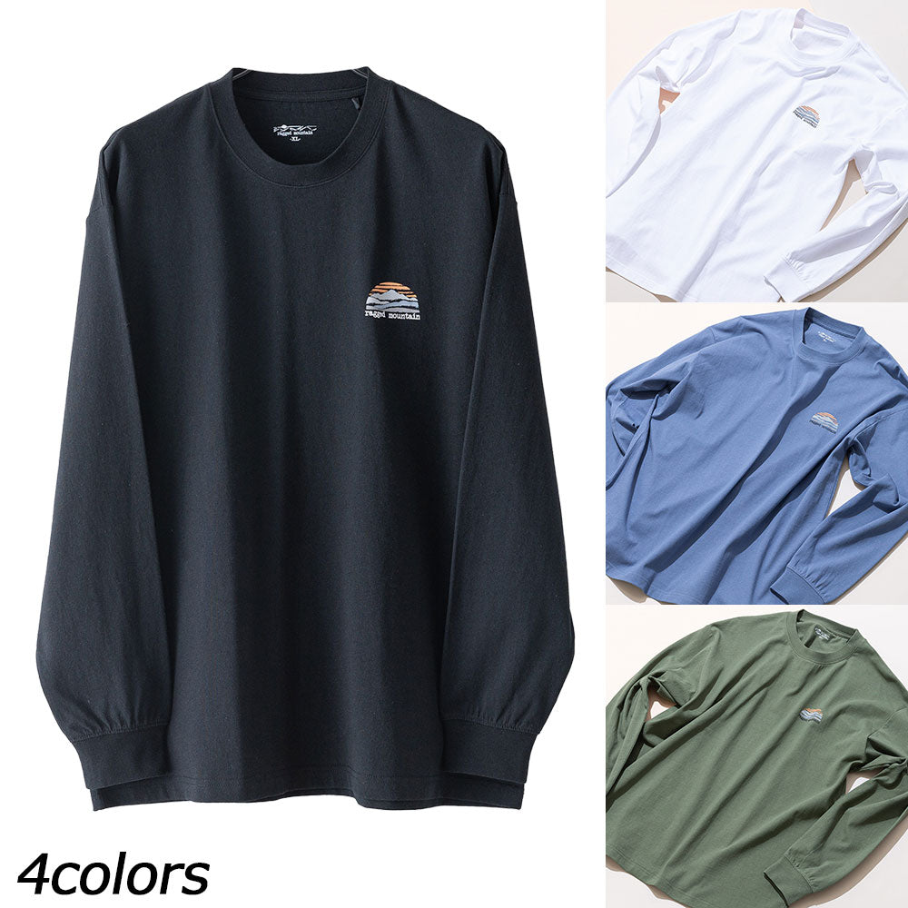 ラギットマウンテン ワンポイントロゴロングスリーブTシャツ