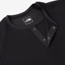ノースフェイス フリーランワッフルクルー NT62394 Tシャツ 長袖 ヘンリーネック サムホール ワッフル生地 UVプロテクト 抗菌 防臭 メンズ