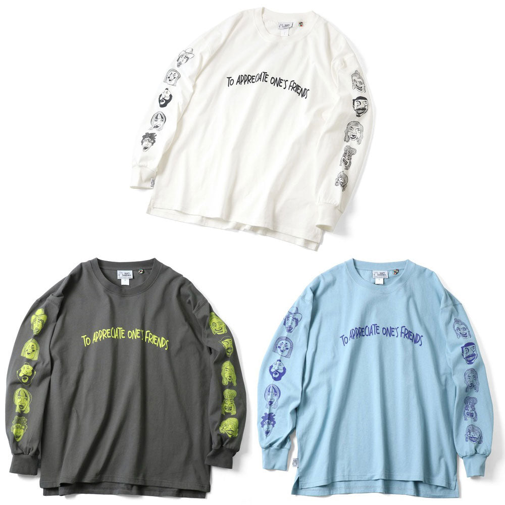 し*ぶ様 g'morning crew Long Sleeve Tee ジムマスター 7.4oz friends ビッグロンTee | APORITO（アポリト）公式