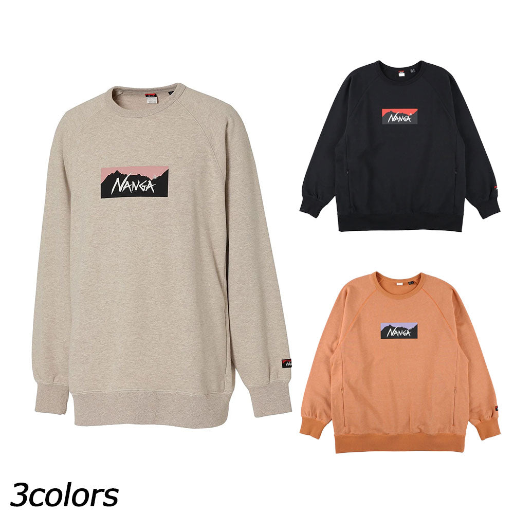 ナンガ エコハイブリッド ボックスロゴ スウェットシャツ | APORITO