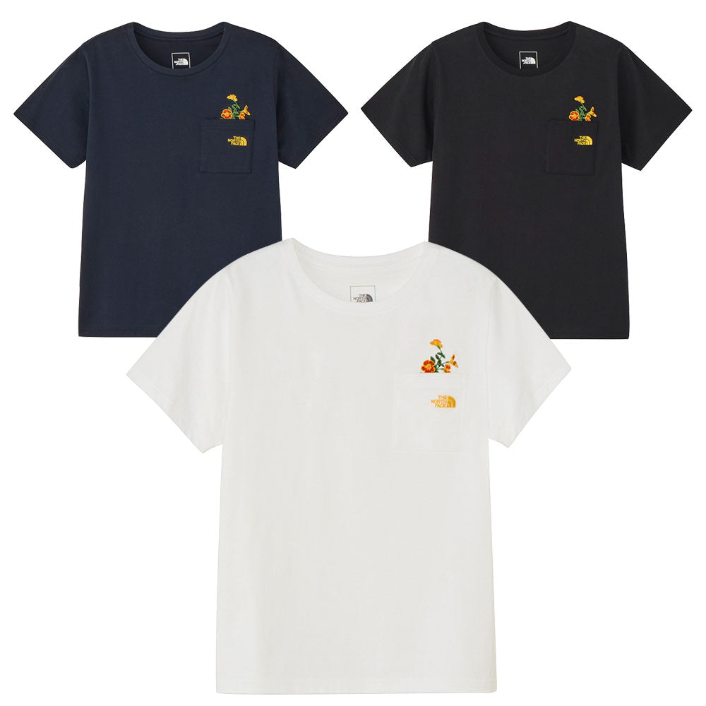 ノースフェイス ショートスリーブフラッシュドライフラワーロゴティー
