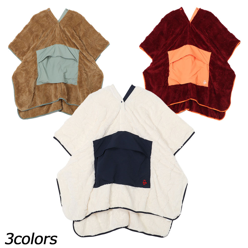 チャムス ブービーエルモパッカブルブランケットポンチョ | APORITO