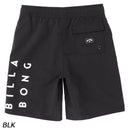 ビラボン オールデイオージー BF015400 水着 ボードショーツ ウエストゴム インナーなし キッズ ジュニア 【返品・交換不可商品】