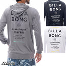 ビラボン ラッシュジップフード BF011855 UVケア ラッシュガード ラッシュパーカー メンズ