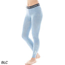 ビラボン ロゴバンドUVレギンス BF013400 UVケア ラッシュガード レギンス レディース