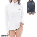 ビラボン シップアップスタンドルーズラッシュガード BF013853 UVケア ラッシュガード ジップアップ スタンドカラー レディース