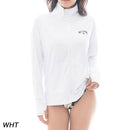 ビラボン シップアップスタンドルーズラッシュガード BF013853 UVケア ラッシュガード ジップアップ スタンドカラー レディース