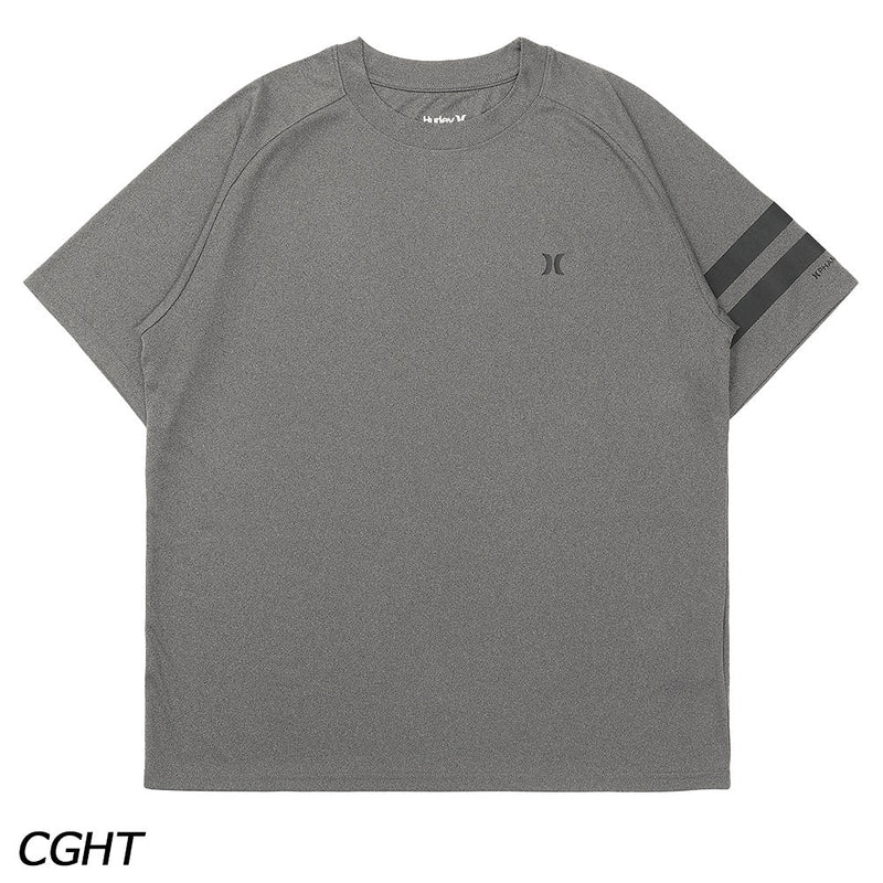 ハーレー ファントムラッシュアイコンブロックパーティーショートスリーブTシャツ MSRG251007 UVケア ラッシュガード ラッシュT 半袖 UPF50+ メンズ