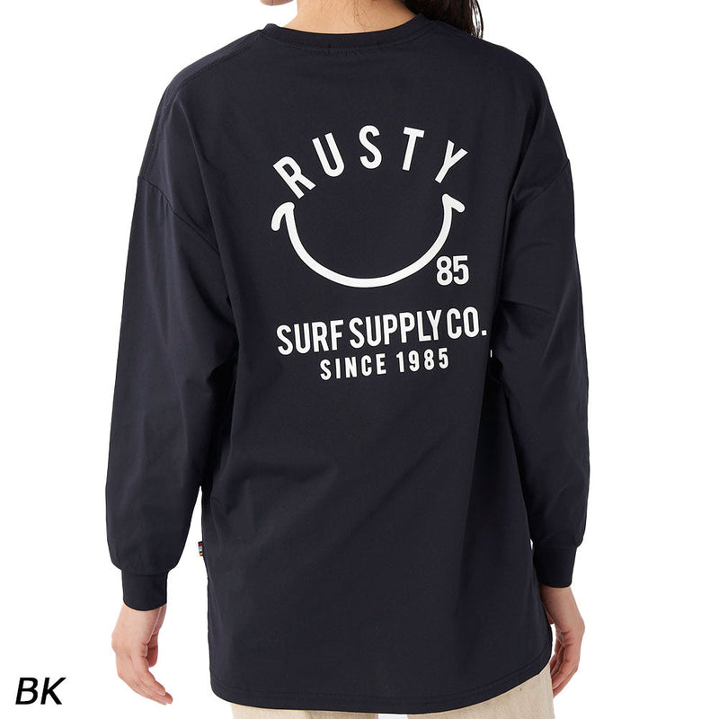ラスティ ペアテックス バッグニコちゃん ハイブリットロングTシャツ 925465 Tシャツ 長袖 水陸両用 シワになりにりにくい UPF50＋ 軽量 速乾 レディース