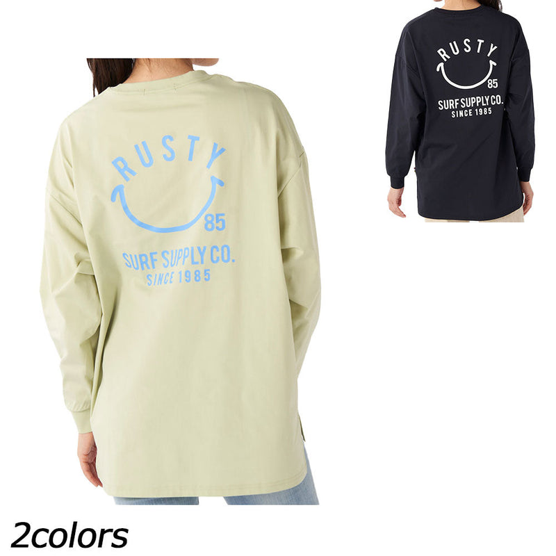 ラスティ ペアテックス バッグニコちゃん ハイブリットロングTシャツ 925465 Tシャツ 長袖 水陸両用 シワになりにりにくい UPF50＋ 軽量 速乾 レディース