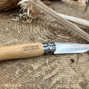 【刻印専用】オピネル ステンレススチール No.08 ナイフ 折りたたみ ※ご希望の刻印に合わせて刻印代が加算されます。※クーポン対象外