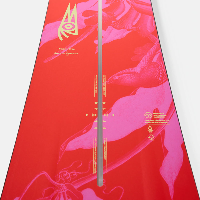 バートン ファミリーツリー スムースオペレーター W26JP-302911 スノーボード ボード キャンバー ユニセックス