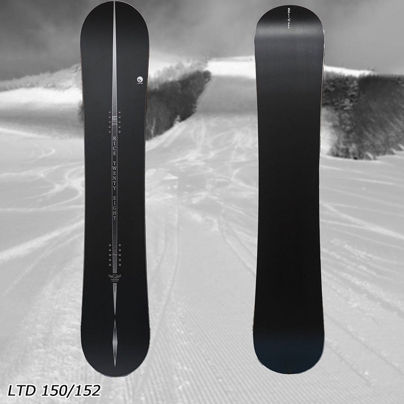 ライス28 RT6 LTD(アールティーシックス リミテッドシリーズ) スノーボード ボード フルツイン ハイブリッドキャンバー オールラウンド グラトリ メンズ