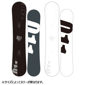 ゼロワンワン ダブルフライ スノーボード ボード フラットツインキャンバー