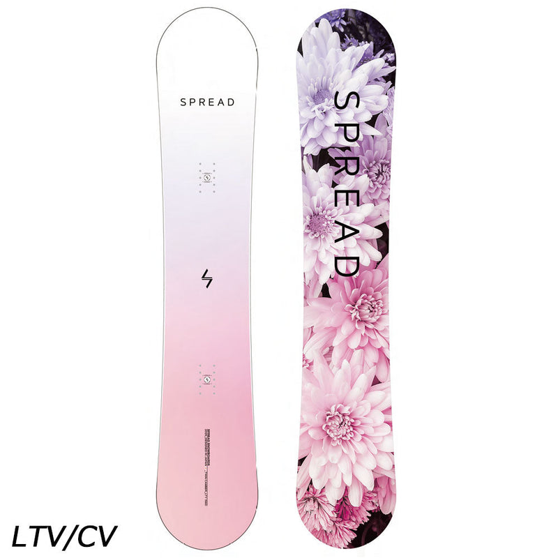 スプレッド LTV/CV スノーボード ボード キャンバー レディース
