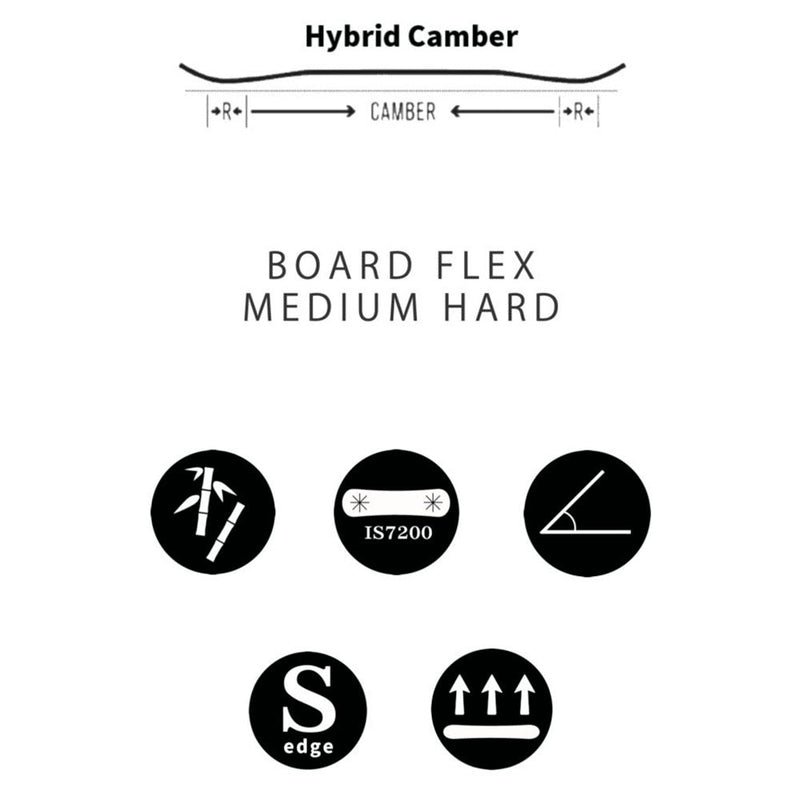 クロージャ ビートル スノーボード ボード ハイブリッドキャンバーモデル ユニセックス