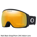 オークリー フライトトラッカーL マットブラックストラップ OO7104 スノーボード ゴーグル プリズムレンズ