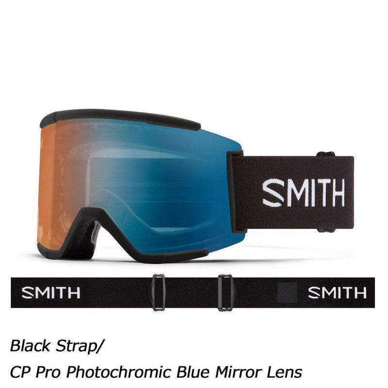 【チャルロス聖】スミス　スカッドマグ　アジアンフィット 調光 スミス スカッドエックスエル Pro調光レンズモデル ブラックストラップ