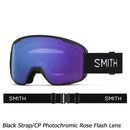 スミス プレビュー 調光レンズモデル ブラックストラップ (アジアフィット) スノーボード ゴーグル 調光レンズ アジアフィット