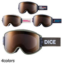 ダイス グッドマン ULTRA調光ブロンズミラーモデル GM54276 スノーボード ゴーグル ULTRAレンズ 偏光レンズ 調光レンズ 換気機能