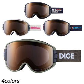 ダイス グッドマン ULTRA調光ブロンズミラーモデル GM54276 スノーボード ゴーグル ULTRAレンズ 偏光レンズ 調光レンズ 換気機能
