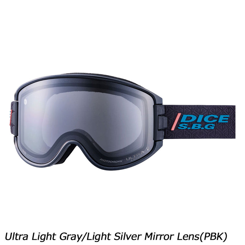 DICE グッドマン　ゴーグル ライトグレーミラー ダイス グッドマン ULTRA調光ライトシルバーミラーモモデル | APORITO