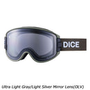 ダイス グッドマン ULTRA調光ライトシルバーミラーモモデル GM54570 スノーボード ゴーグル ULTRAレンズ 偏光レンズ 調光レンズ 換気機能