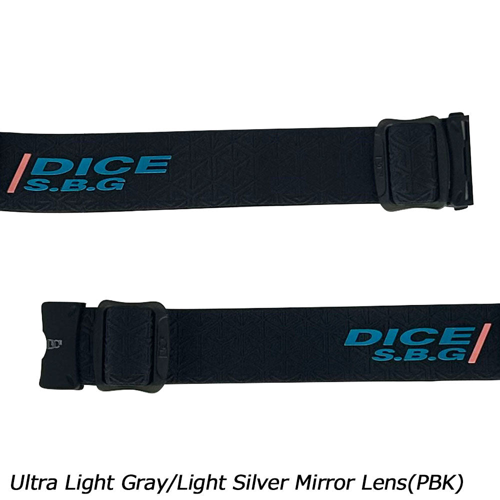DICE showdown ULTRA調光（ライトグレイ/ ライトシルバーミラー DICE snowboarding goggles | ダイススノーボーディングゴーグル