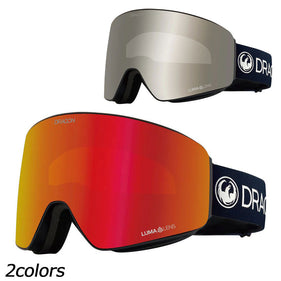 ドラゴン ピーエックスブイ プレミアムブラックストラップ (ジャパンフィット) 25-H0 スノーボード ゴーグル ジャパンルーマレンズ ジャパンフィット