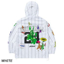 ビーエスラビット レインボーTRストライプフードジャケット BSR2425FWJK108 BSR2425FWJK109 スノーボードウェア ジャケット