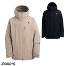 バートン リザーブ 2L ジャケット W26JP-302551 スノーボードウェア ジャケット 防水性 透湿性 メンズ