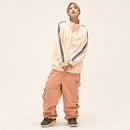 シックスノット トラックベロアハーフジップ 6K24MD01 スノーボードウェア ベロア レディース