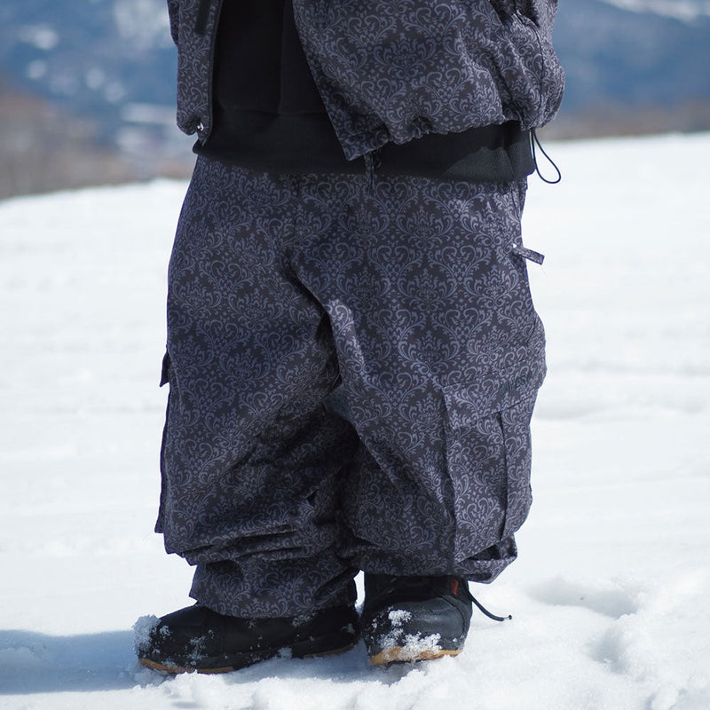 べスプ ダマスクスーパーワイドジョガーパンツ VPMP1063P スノーボードウェア パンツ