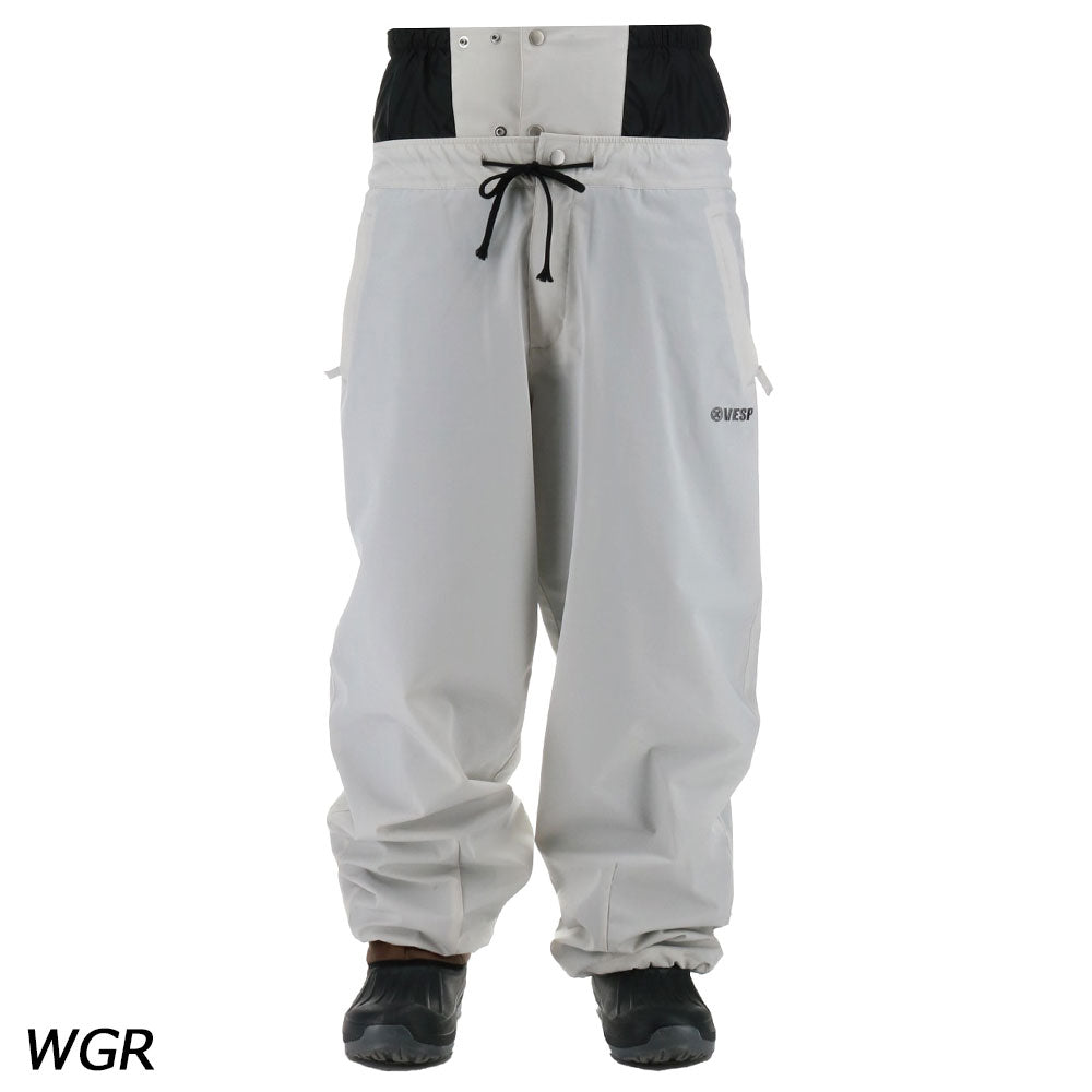 VESP スノーボード　ウェア　パンツ　グレー　ワイド VESP スノーボード ウェア パンツ グレー ワイド VESP スノーボード