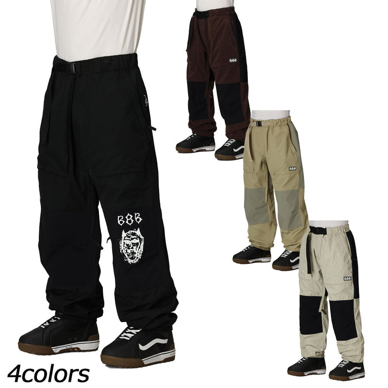 シックスエイトシックス ゴースト2.5パンツ M3WN223 スノーボードウェア パンツ ユニセックス