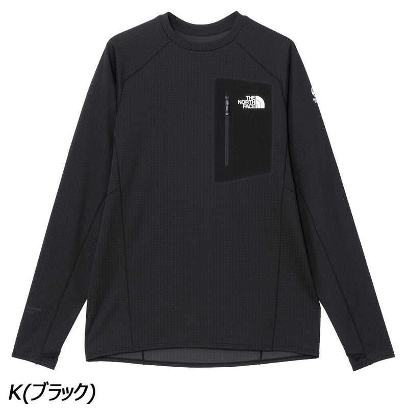 ノースフェイス エクスペディションドライドットクルー NT12523 スノーボードウェア インナー ベースレイヤー 吸水 速乾 抗菌 防臭 ユニセックス