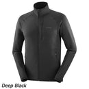 サロモン エッセンシャル ライトウォーム フルジップフリース LC2443600 スノーボードウェア スウェット フリース メンズ