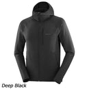 サロモン エッセンシャル ライトウォーム フルジップパーカー LC2432500 スノーボードウェア スウェット フリース メンズ