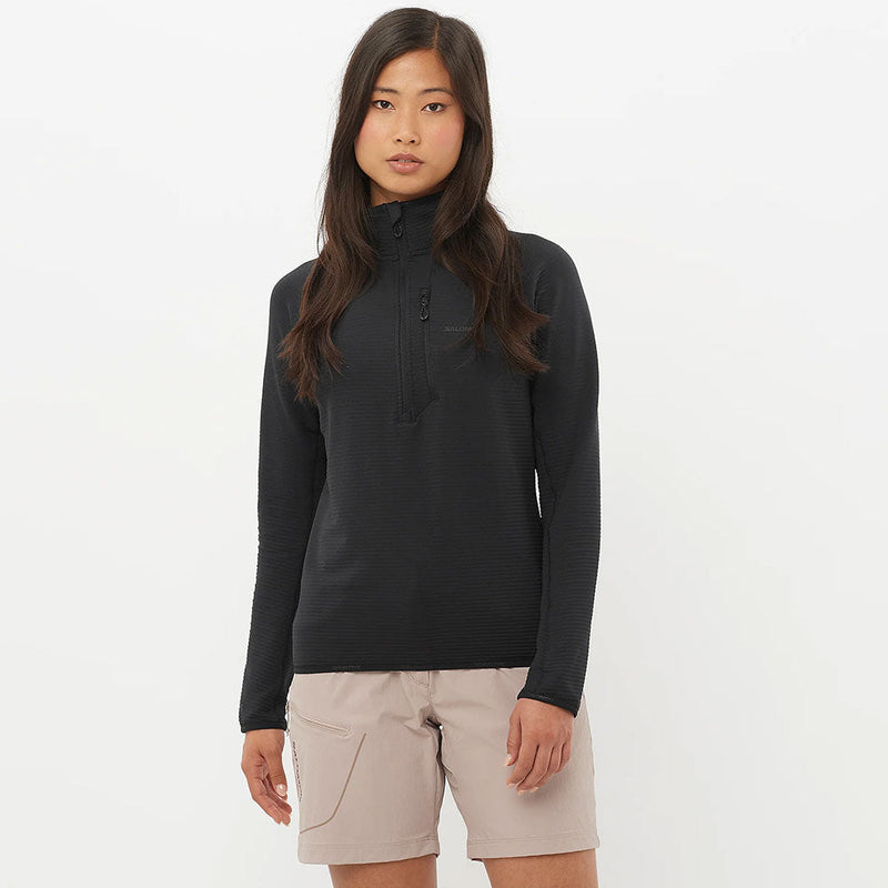 サロモン エッセンシャル ライトウォーム ハーフジップフリース