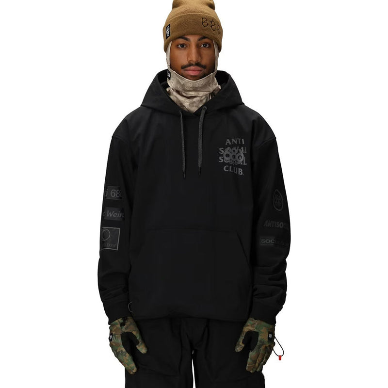 シックスエイトシックス ウォータープルーフアソシエイツF1フーディ M5WNCS125 スノーボードウェア ボンディング ユニセックス