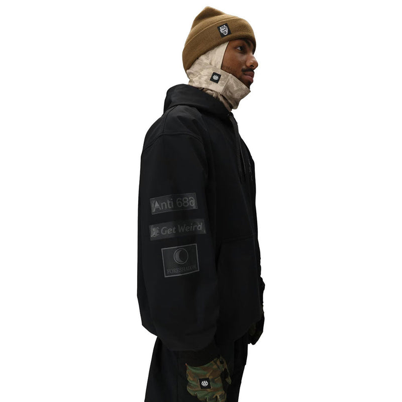 シックスエイトシックス ウォータープルーフアソシエイツF1フーディ M5WNCS125 スノーボードウェア ボンディング ユニセックス