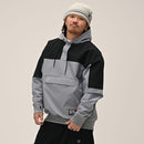 アンセム ショルダーパッチフーディ AN2505 スノーボードウェア ボンディング パーカー 肩幅広め ワイドショルダーシルエット