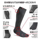 ディーラックス サーモソックスエヴォタビ＋ スノーボード ソックス 靴下 タビ型 発熱素材 着圧 ユニセックス