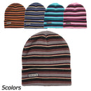 エアブラスター ストライプビーニー AB26UBEA_1102 スノーボード 帽子 キャップ ニット帽 ニットキャップ ビーニー ワッチ