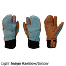 松岡手袋 エクストリームライド デニム ESK-2330D スノーボード グローブ 牛皮 やぎ皮 エルゴグリップ 3フォンガー トリガー