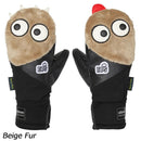 エビス ケモノチャン #4500016・#4500017 スノーボード グローブ インナー5本指 大人気